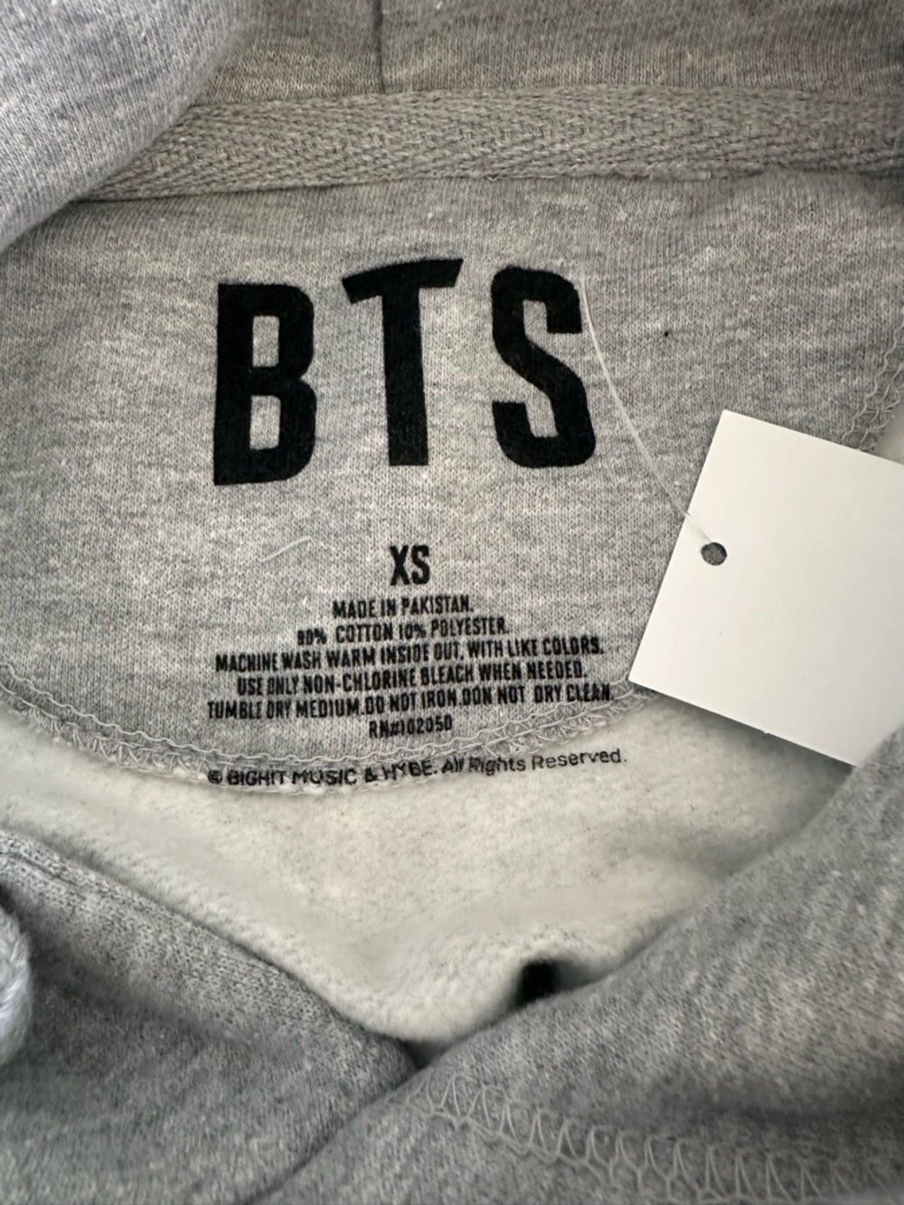 BTS Arirang World Tour Target Exclusive Limited Gray Graphic Hoodie Sweatshirt - Picture 4 of 9